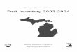 Michigan Rotational Survey Fruit Inventory 2003-2004