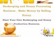 Beekeeping and Honey Processing Business - Project Report