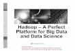 Hadoop a Perfect Platform for Big Data and Data Science