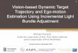 Vision-based Dynamic Target Trajectory and Ego-motion 