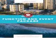 FUNCTION AND EVENT PACKAGE - BMD Northcliffe Surf Life 