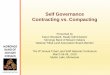 Self Governance Contracting vs. Compacting