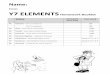 Form: Y7 ELEMENTS Homework Booklet