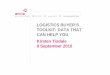 LOGISTICS BUYER’S TOOLKIT: DATA THAT CAN HELP YOU …