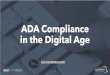 ADA Compliance in the Digital Age - PRLA
