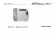 User manual - General Aire Humidifier & Air Cleaner Parts