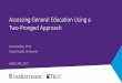 Assessing General Education Using a Two-Pronged Approach