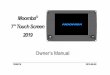 Moomba 7” Touch Screen 2019