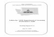 Follow-Up: 1999 Department of Licensing Performance Audit