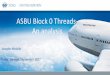 ASBU Block 0 Threads- An analysis