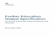 Further Education Output Specification