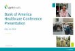 Bank of America Healthcare Conference Presentation