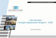 Lab session Google Application Engine - GAE