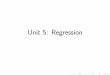 Unit 5: Regression - math.colgate.edu