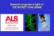 Research programs in light of ICE BUCKET CHALLENGE