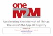 Accelerating the Internet of Things: The oneM2M App-ID 
