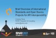 Brief Overview of International Standards and Open Source 