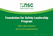 Foundation for Safety Leadership Program
