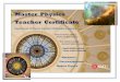 Master Physics Teacher Certificate