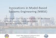 Innovations in Model-Based Systems Engineering (MBSE)