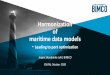 Harmonization of maritime data models