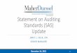 Statement on Auditing Standards (SAS) Update