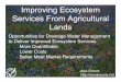 Improving Ecosystem Services From Agricultural Lands