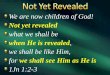 We are now children of God! - Bible Questions