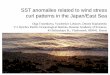 SST anomalies related to wind stress curl patterns in the 