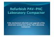 RMS Refurbish PAV-PAC Laboratory Compactor