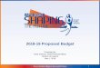 2018-19 Proposed Budget