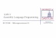 LSN 3 Assembly Language Programming