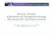 Penn State Chemical Engineering Research Symposium