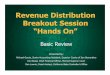 Revenue Distribution Breakout Session “Hands On”