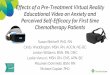Effects of a Pre-Treatment Virtual Reality Educational 