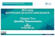 BCS 3263 SOFTWARE QUALITY ASSURANCE Chapter Two