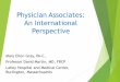 Physician Associates: An International Perspective
