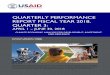 QUARTERLY PERFORMANCE REPORT FISCAL YEAR 2018, …