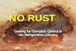 NO RUST Coating for Corrosion Control in