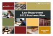 Law Department 2012 Business Plan - Gwinnett County