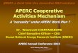 APERC Cooperative Activities Mechanism
