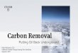 Carbon Removal - Putting Oil Back in the Ground