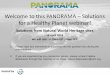 Welcome to this PANORAMA – Solutions for a Healthy Planet 