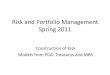 Risk and Portfolio Management Spring 2011