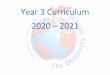 Year 3 Curriculum 2020 2021