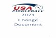 2021 Change Document