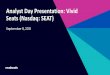 Analyst Day Presentation: Vivid Seats (Nasdaq: SEAT)