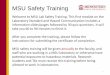 MSU Safety Training