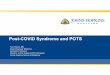 Post-COVID Syndrome and POTS