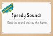Speedy Sounds